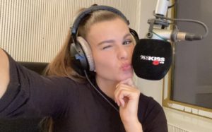 Melina bei kiss fm